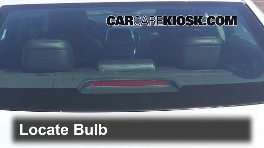 2013 Buick LaCrosse 3.6L V6 FlexFuel Lights Center Brake Light (replace bulb)